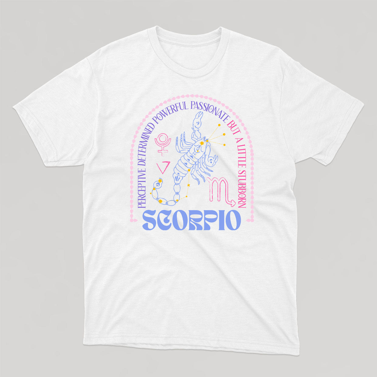 T-shirt unisexe ASTRO : SCORPIO (version anglaise) - tamelo boutique