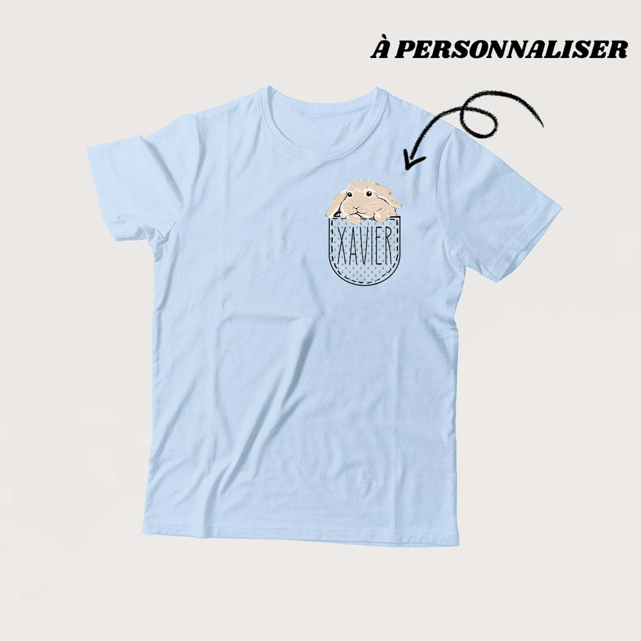 T-shirt  PETIT LAPIN (ENFANT ET BAMBIN) - tamelo boutique