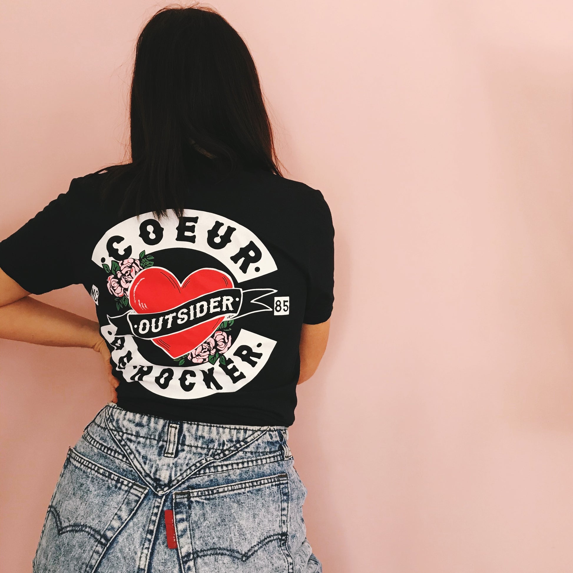 T-shirt Coeur de rocker unisexe - Tamelo boutique