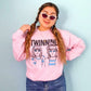 Crewneck unisexe TWINNING (rose) - Tamelo boutique