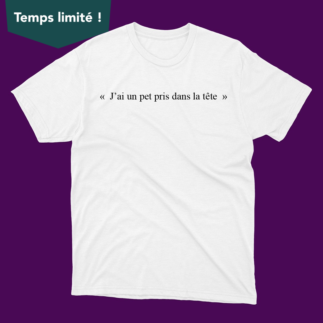 *PRÉCOMMANDE* T-shirt CITATION PPDT (Mathieu Dufour) - tamelo boutique