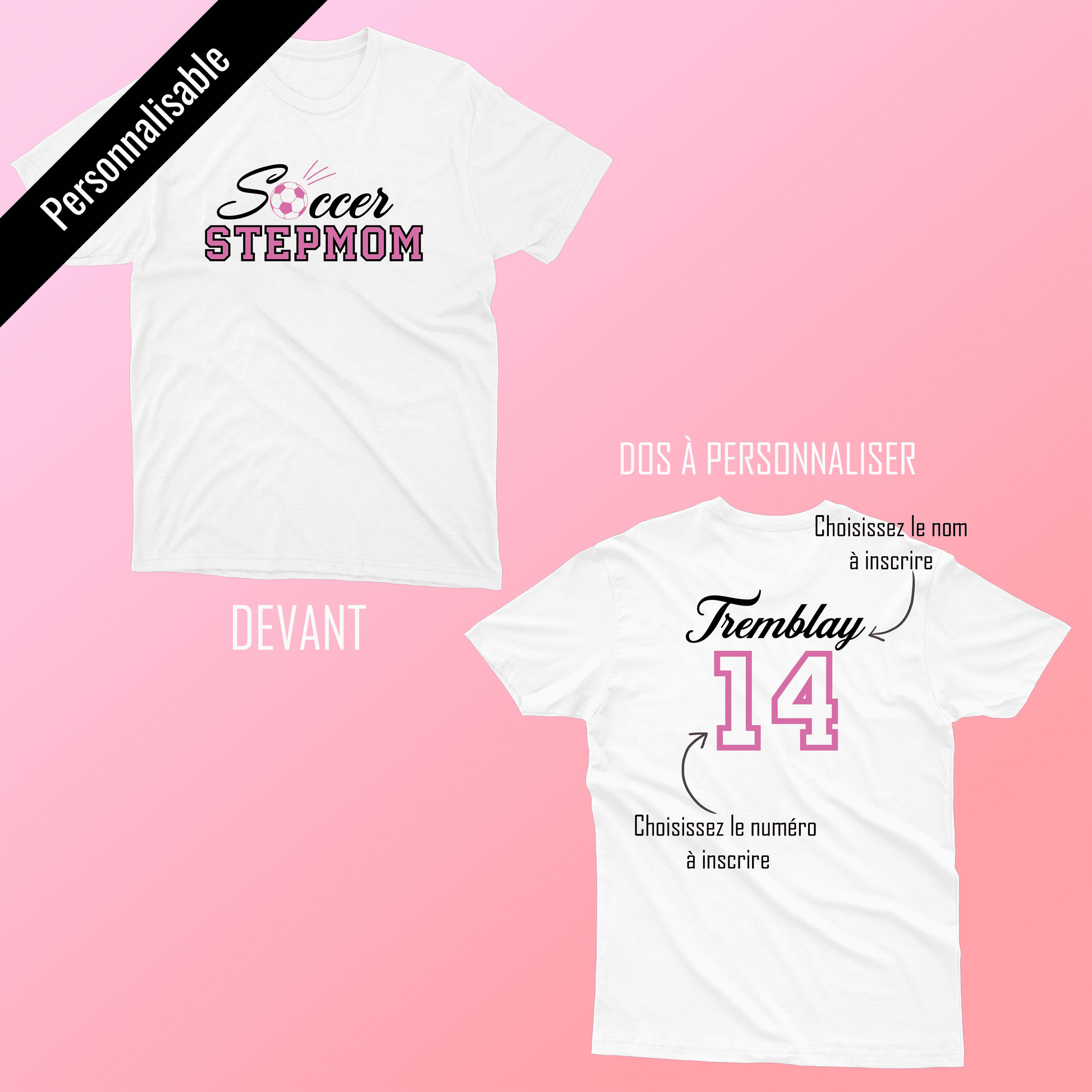 Chandail de discount soccer personnalisé