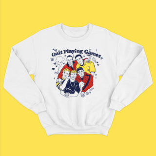 Crewneck QUIT PLAYING GAMES unisexe - tamelo boutique